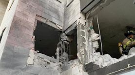 פגיעת רקטה באשקלון, צילום: דוברות עיריית אשקלון